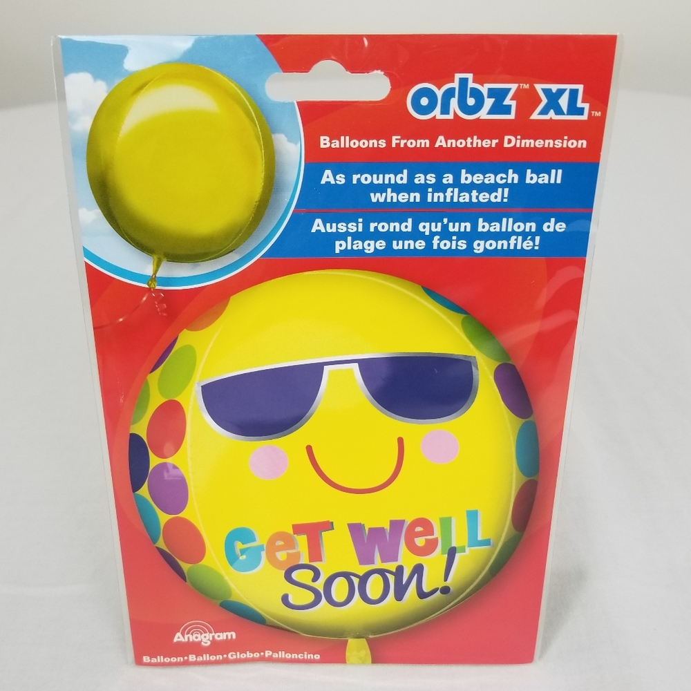 Emoji Get Well Soon Foil Balloon!